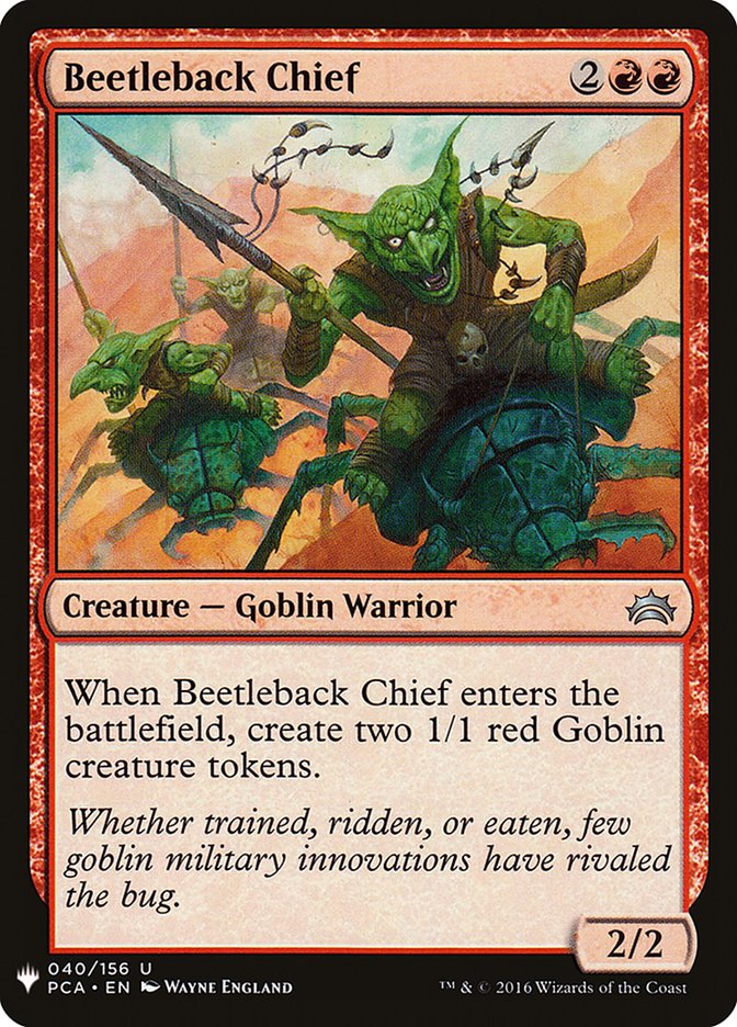 Beetleback Chief [Mystery Booster] | Card Citadel