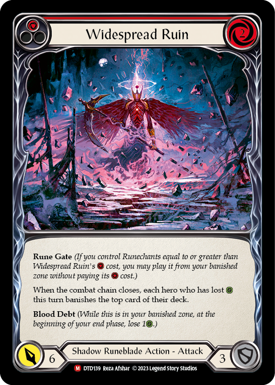 Widespread Ruin [DTD139] (Dusk Till Dawn)  Rainbow Foil | Card Citadel