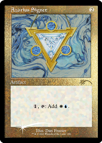 Azorius Signet (Retro) (Foil Etched) [Secret Lair Drop Series] | Card Citadel