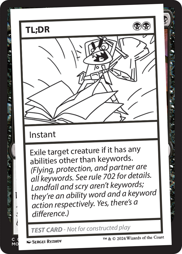 TL;DR [Mystery Booster 2 Playtest Cards] | Card Citadel