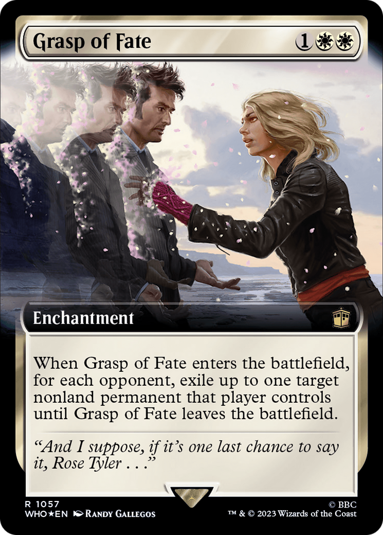 Grasp of Fate (Extended Art) (Surge Foil) [Doctor Who] | Card Citadel