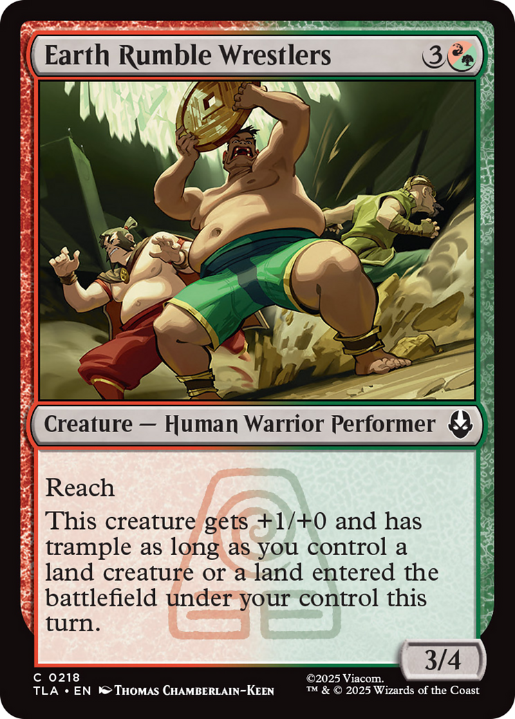 Earth Rumble Wrestlers [Avatar: The Last Airbender] | Card Citadel