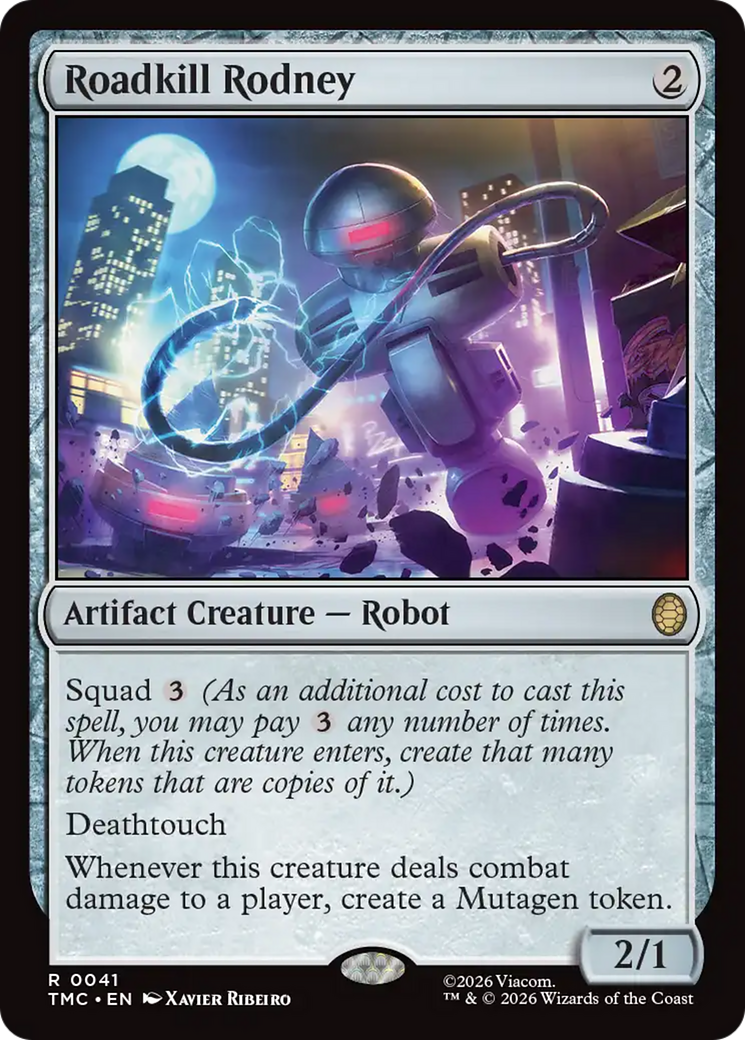Roadkill Rodney [Teenage Mutant Ninja Turtles Commander] | Card Citadel