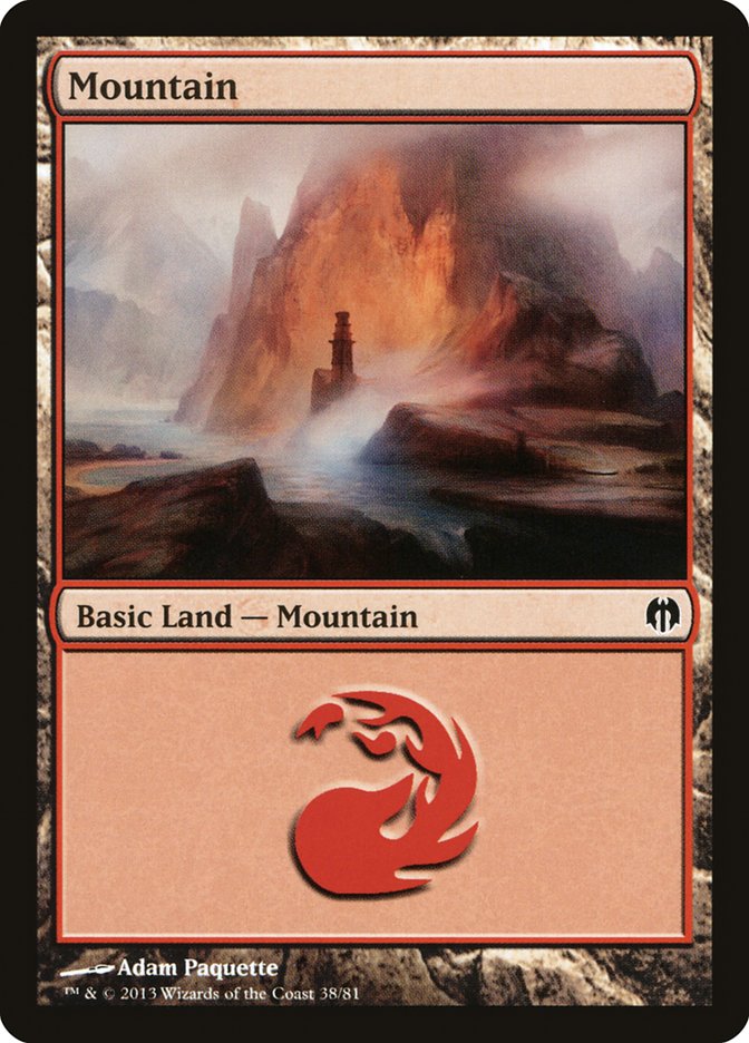 Mountain (38) [Duel Decks: Heroes vs. Monsters] | Card Citadel