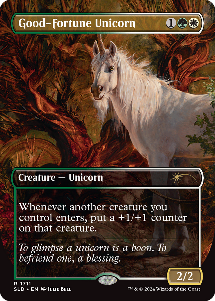 Good-Fortune Unicorn [Secret Lair Drop Series] | Card Citadel