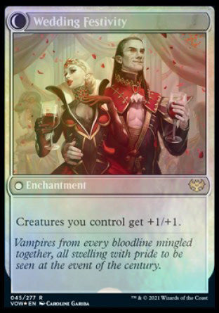 Wedding Announcement // Wedding Festivity [Innistrad: Crimson Vow Prerelease Promos] | Card Citadel