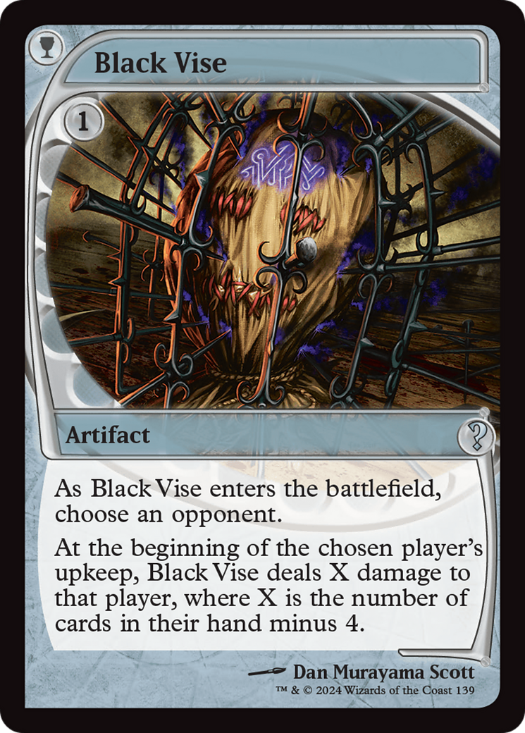 Black Vise (Future Sight) [Mystery Booster 2] | Card Citadel