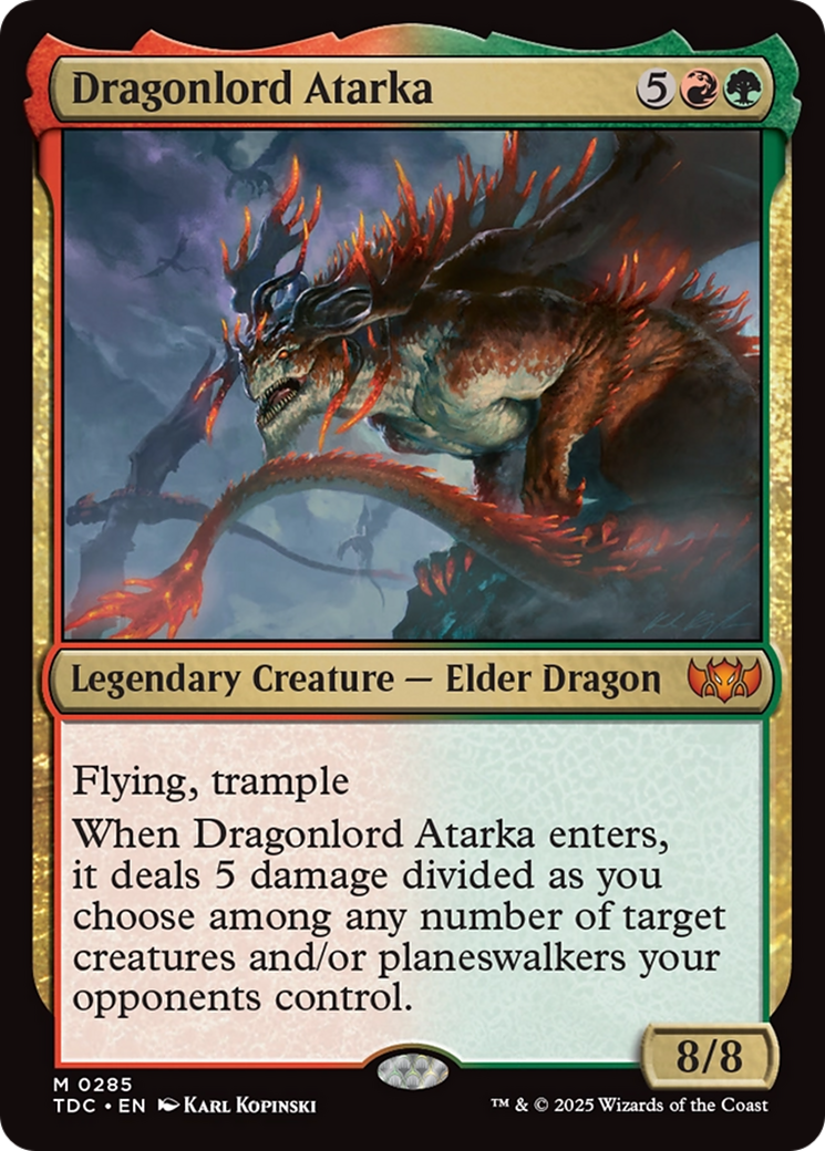 Dragonlord Atarka [Tarkir: Dragonstorm Commander] | Card Citadel