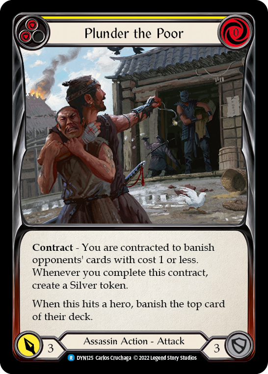 Plunder the Poor (Yellow) [DYN125] (Dynasty) | Card Citadel