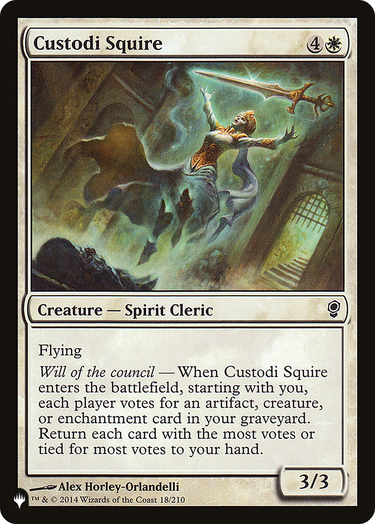 Custodi Squire [The List Reprints] | Card Citadel