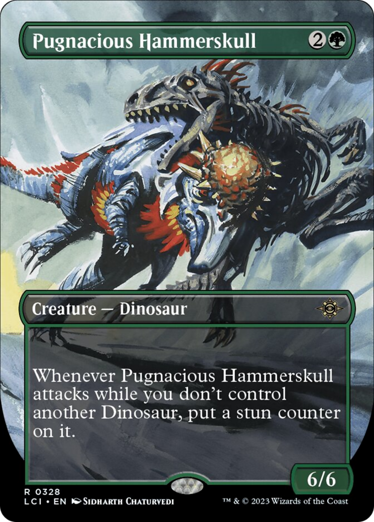 Pugnacious Hammerskull (Borderless) [The Lost Caverns of Ixalan] | Card Citadel