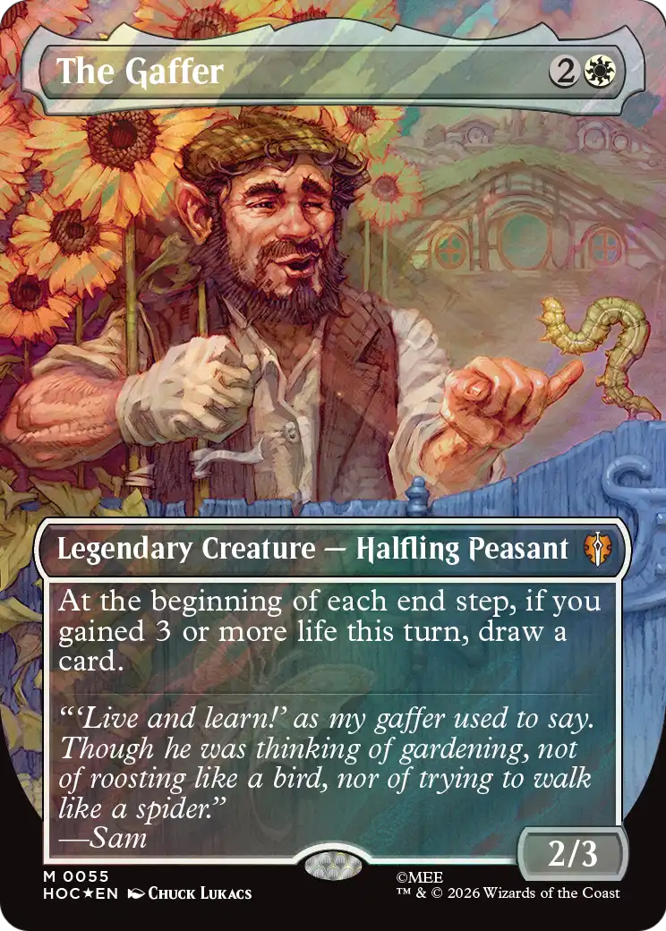 The Gaffer (Borderless) (Surge Foil) [The Hobbit] | Card Citadel