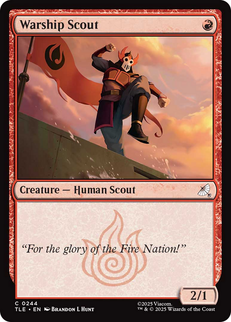 Warship Scout (0244) [Avatar: The Last Airbender: Eternal-Legal] | Card Citadel
