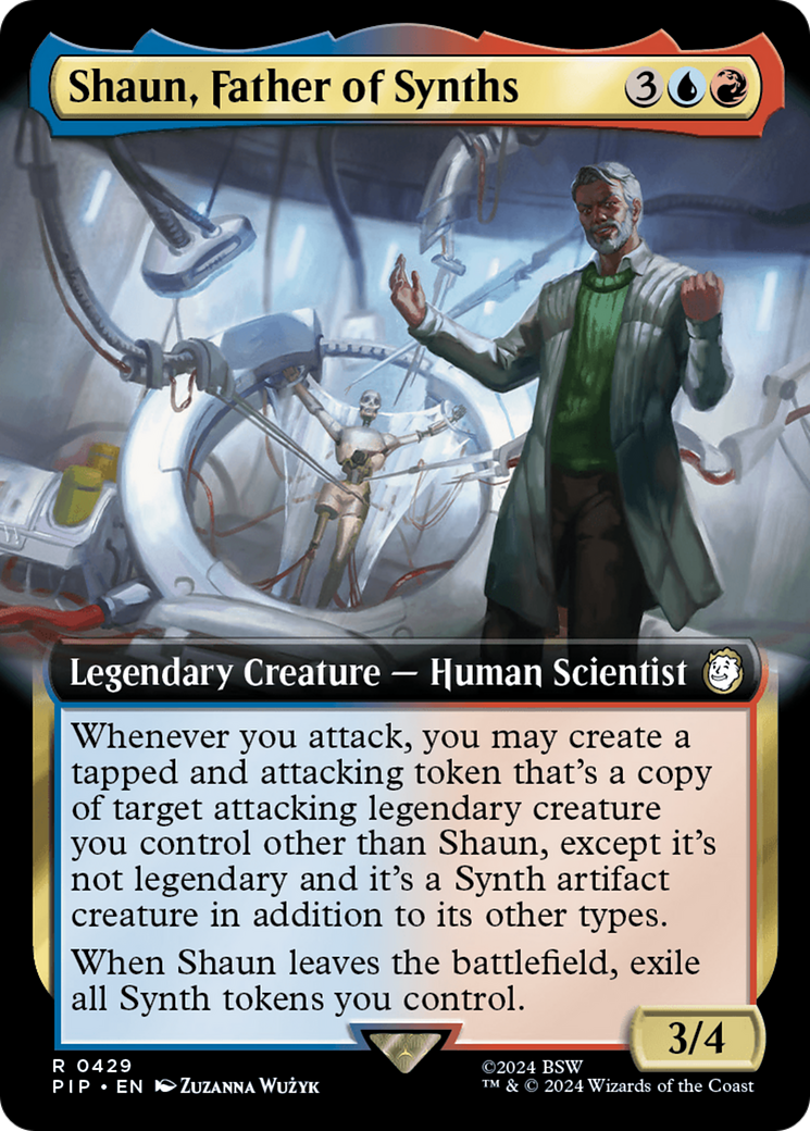 Shaun, Father of Synths (Extended Art) [Fallout] | Card Citadel