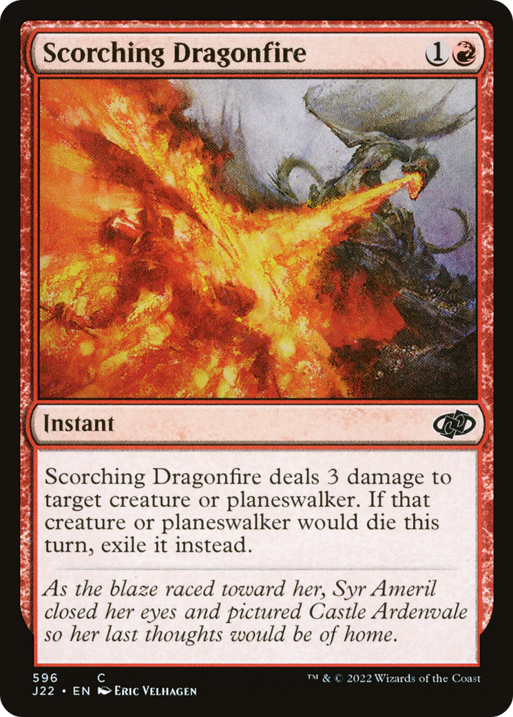 Scorching Dragonfire [Jumpstart 2022] | Card Citadel