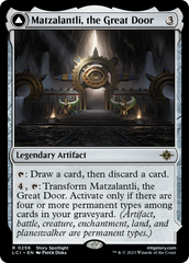 Matzalantli, the Great Door // The Core [The Lost Caverns of Ixalan] | Card Citadel