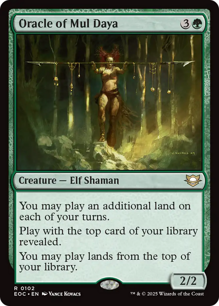 Oracle of Mul Daya [Edge of Eternities Commander] | Card Citadel