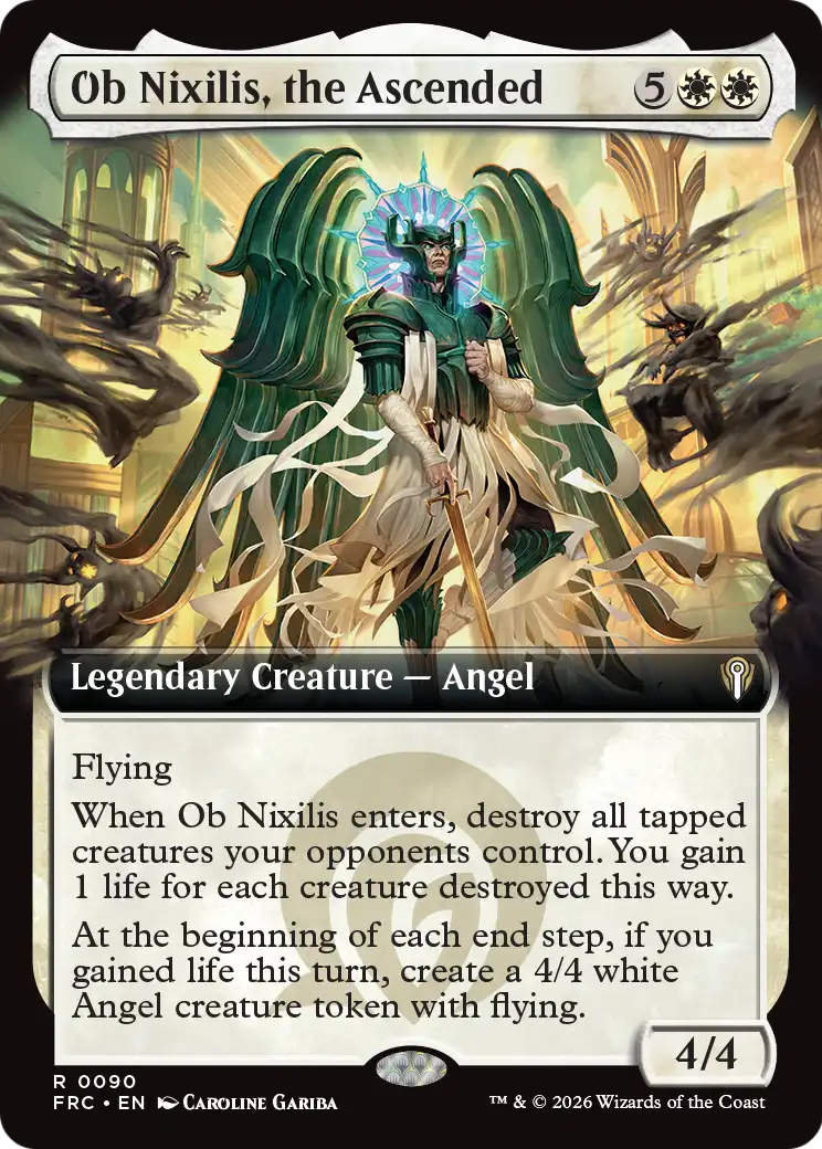 Ob Nixilis, the Ascended (Extended Art) [Reality Fracture Commander] | Card Citadel