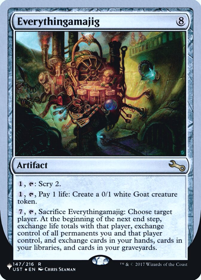 Everythingamajig (Scry) (Unfinity Foil Edition) [The List] | Card Citadel