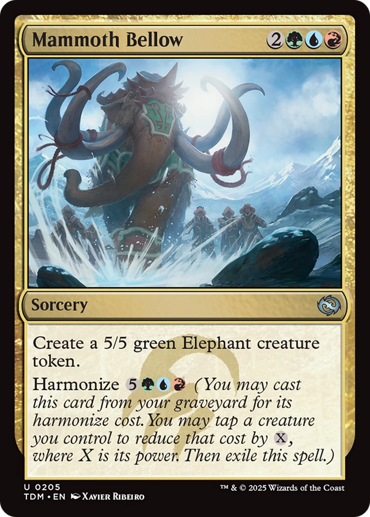 Mammoth Bellow [Tarkir: Dragonstorm] | Card Citadel