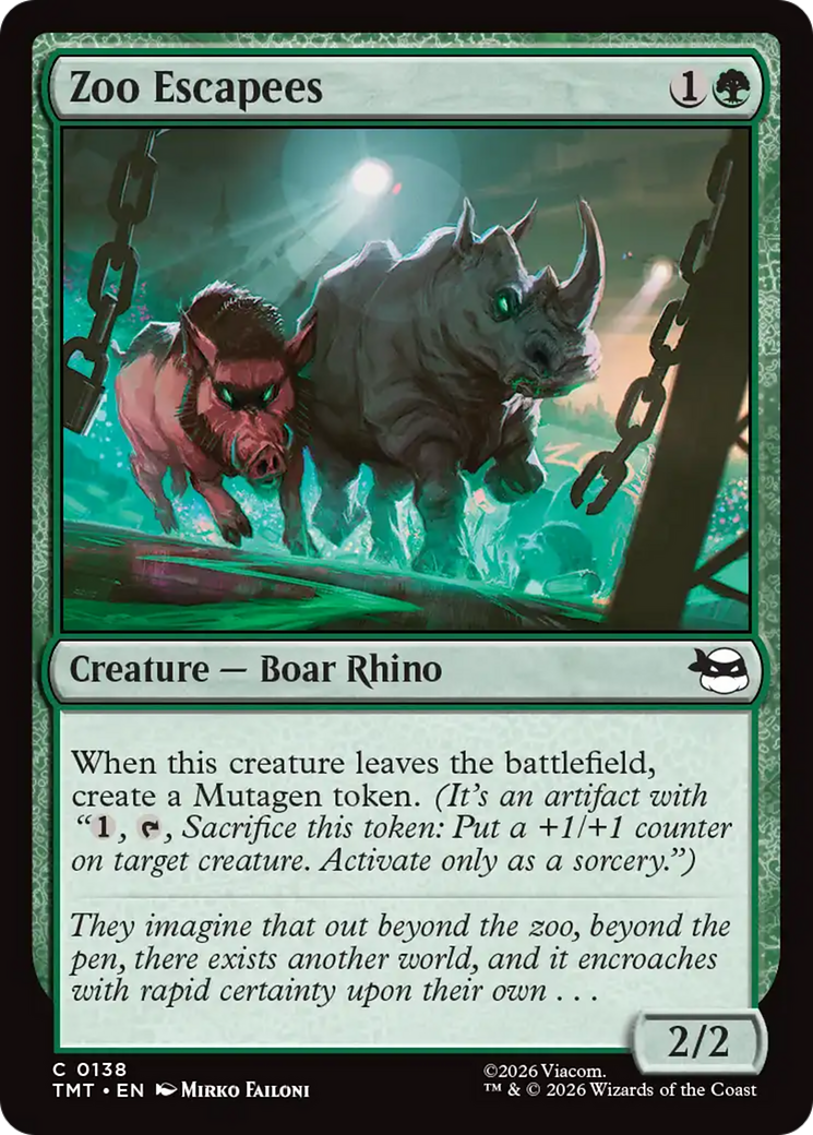 Zoo Escapees [Teenage Mutant Ninja Turtles] | Card Citadel