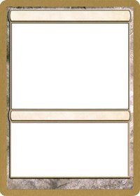 2004 World Championship Blank Card [World Championship Decks 2004] | Card Citadel