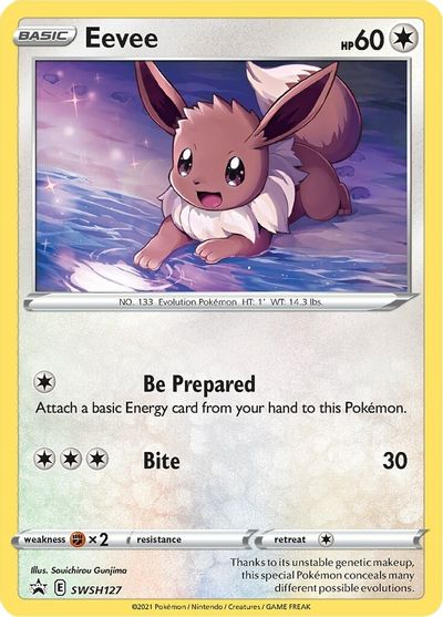 Eevee (SWSH127) [Sword & Shield: Black Star Promos] | Card Citadel