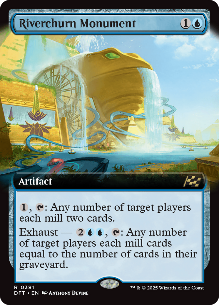 Riverchurn Monument (Extended Art) [Aetherdrift] | Card Citadel