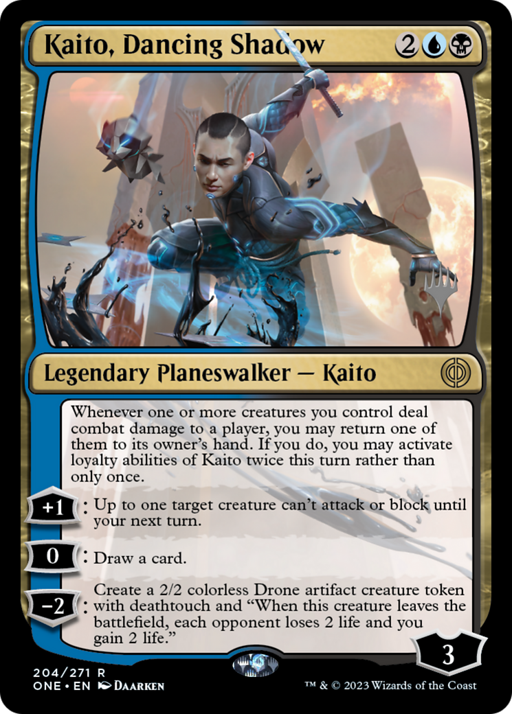 Kaito, Dancing Shadow (Promo Pack) [Phyrexia: All Will Be One Promos] | Card Citadel