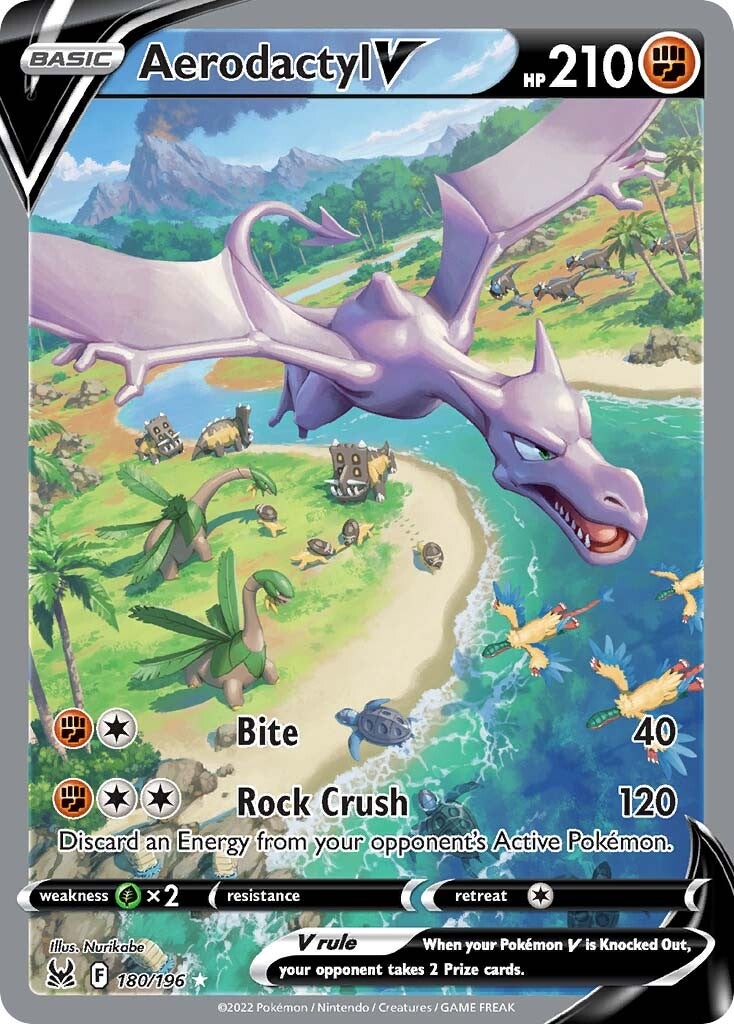 Aerodactyl V (180/196) [Sword & Shield: Lost Origin] | Card Citadel