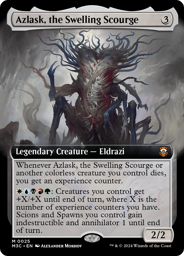 Azlask, the Swelling Scourge (Extended Art) [Modern Horizons 3 Commander] | Card Citadel