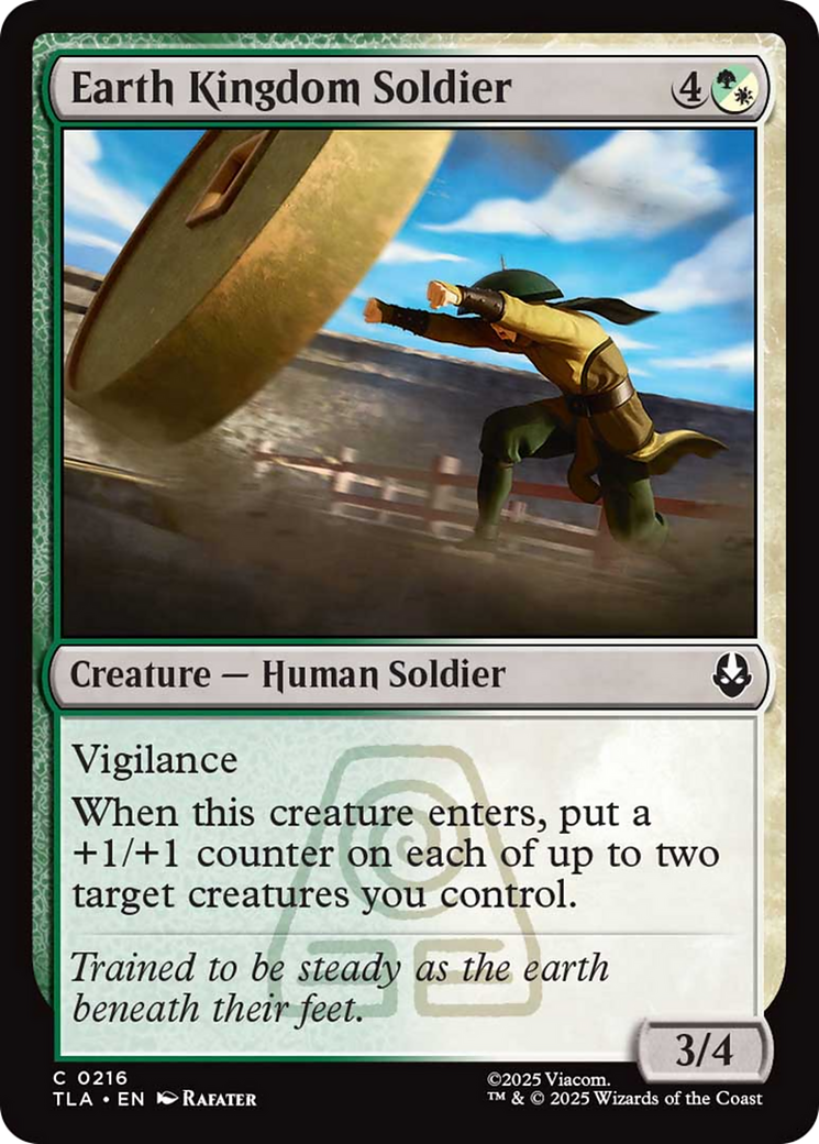 Earth Kingdom Soldier [Avatar: The Last Airbender] | Card Citadel