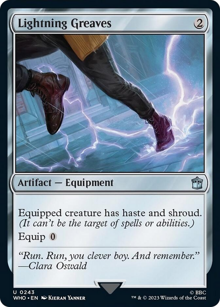 Lightning Greaves [Doctor Who] | Card Citadel