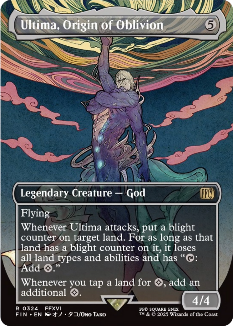 Ultima, Origin of Oblivion (Borderless) [FINAL FANTASY] | Card Citadel