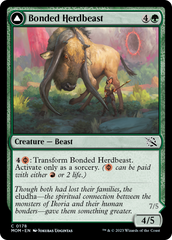 Bonded Herdbeast // Plated Kilnbeast [March of the Machine] | Card Citadel