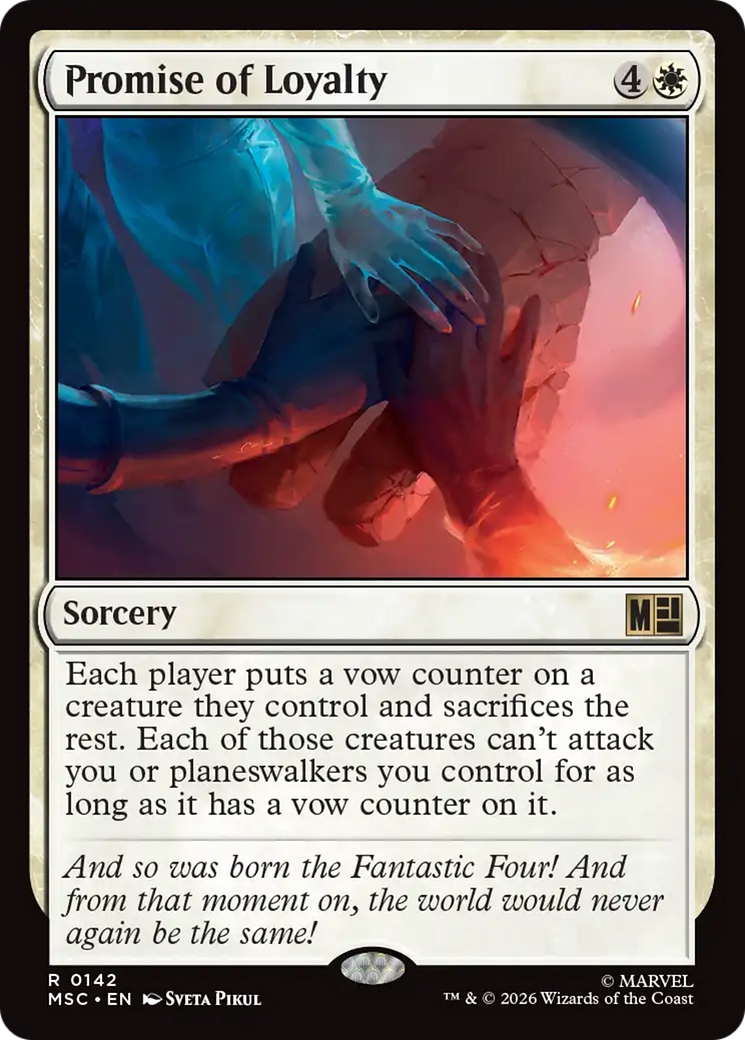 Promise of Loyalty [Marvel Super Heroes Commander] | Card Citadel