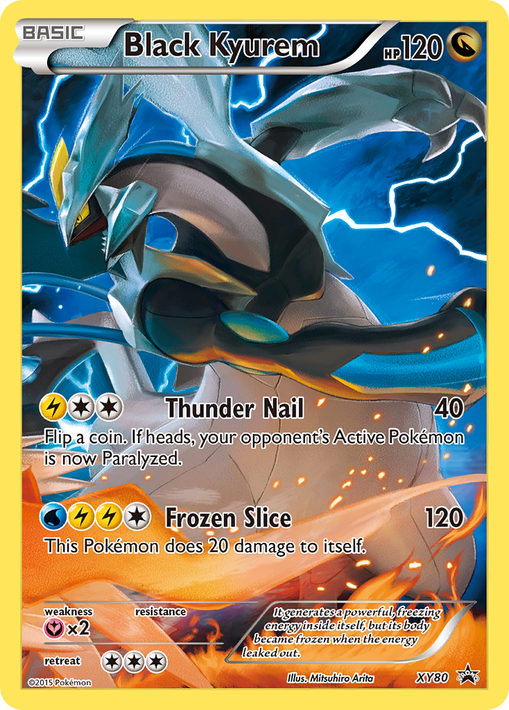 Black Kyurem (XY80) (Full Art Promo) [XY: Black Star Promos] | Card Citadel