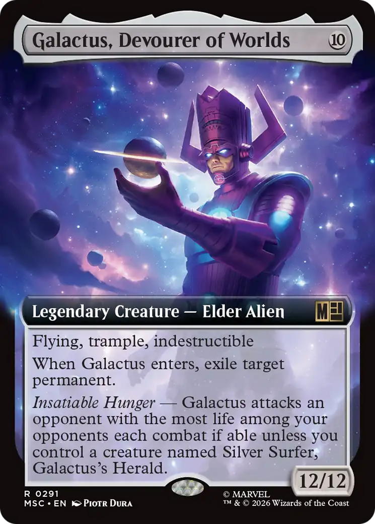Galactus, Devourer of Worlds (Extended Art) [Marvel Super Heroes Commander] | Card Citadel