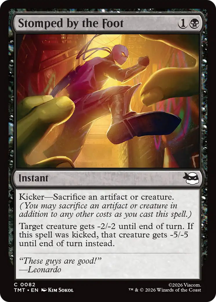 Stomped by the Foot [Teenage Mutant Ninja Turtles] | Card Citadel