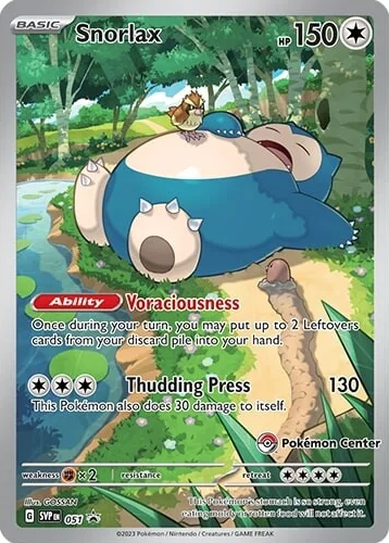 Snorlax (051) (Pokemon Center) [Scarlet & Violet: Black Star Promos] | Card Citadel