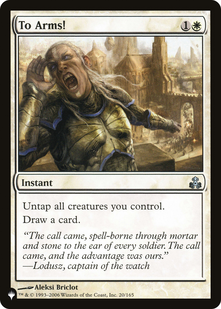 To Arms! [The List Reprints] | Card Citadel