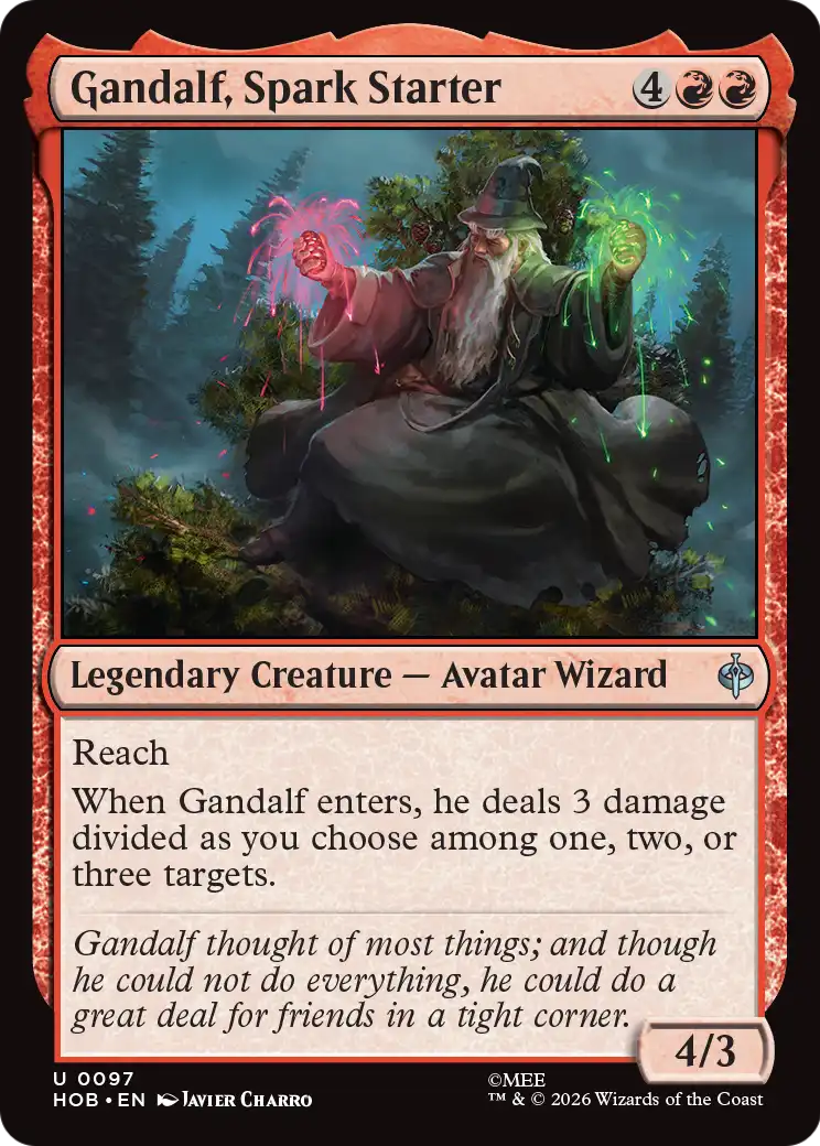Gandalf, Spark Starter [The Hobbit] | Card Citadel
