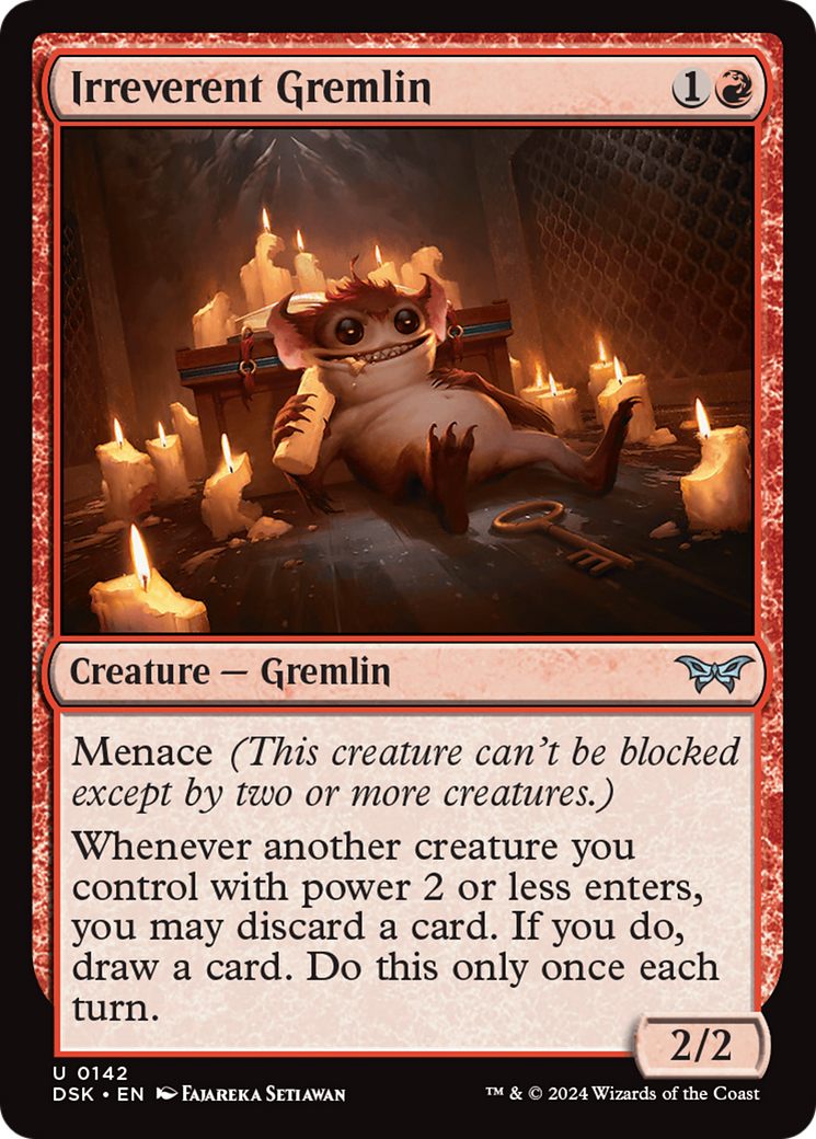 Irreverent Gremlin [Duskmourn: House of Horror] | Card Citadel