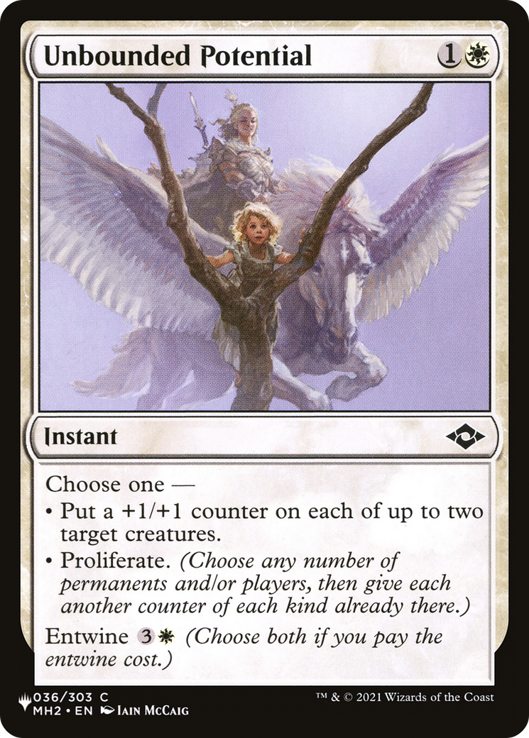 Unbounded Potential [The List Reprints] | Card Citadel