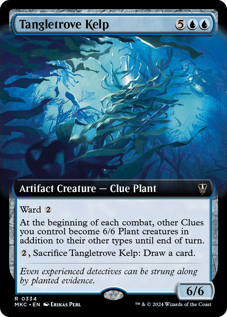 Tangletrove Kelp (Extended Art) [Murders at Karlov Manor Commander] | Card Citadel