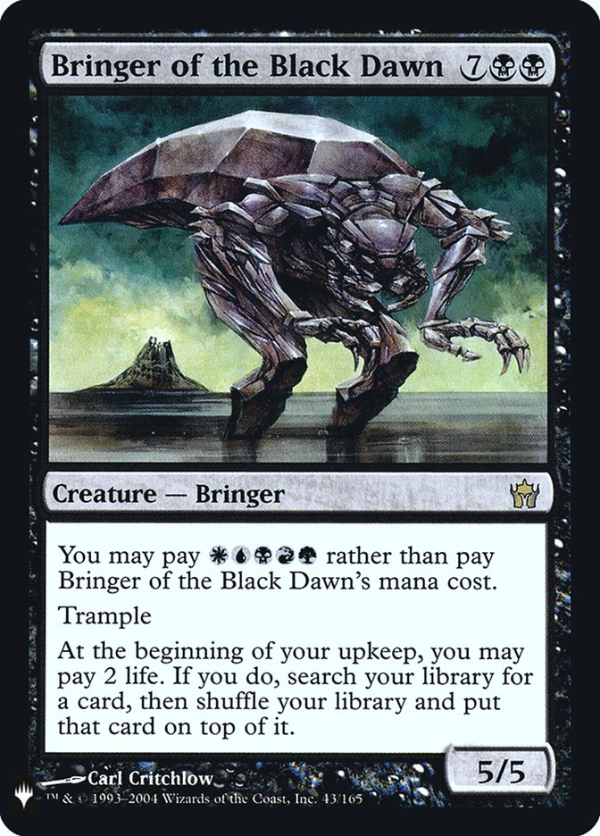 Bringer of the Black Dawn [Mystery Booster] | Card Citadel