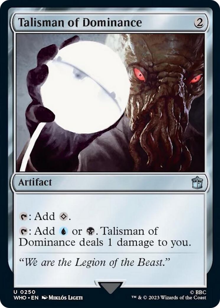 Talisman of Dominance [Doctor Who] | Card Citadel