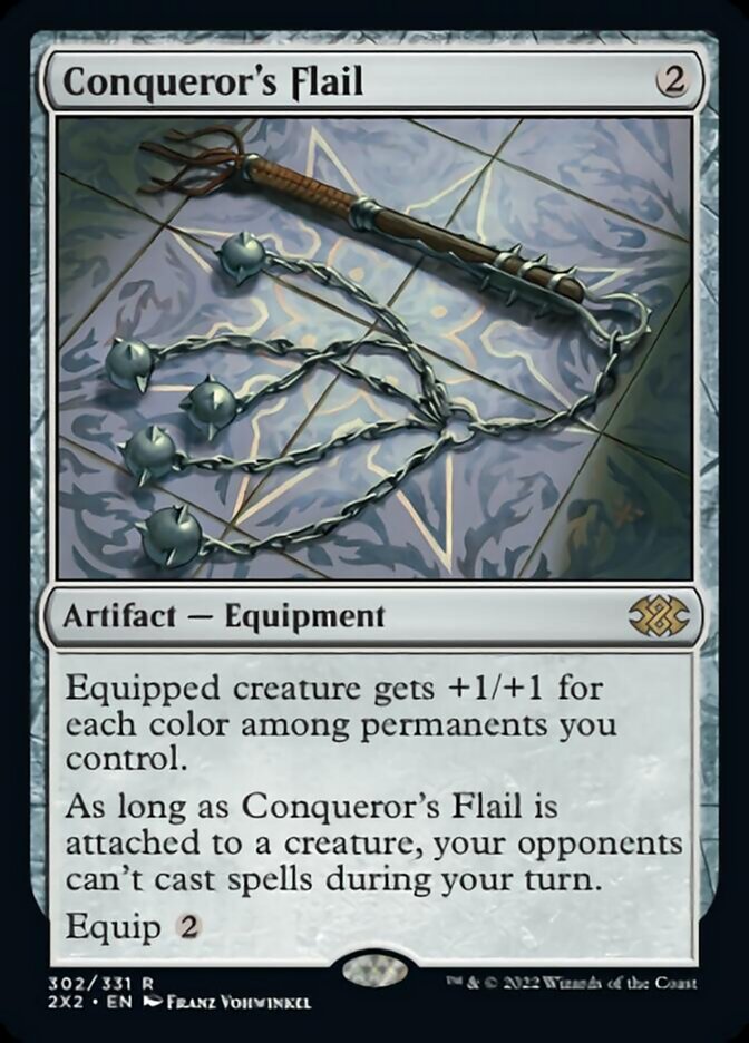 Conqueror's Flail [Double Masters 2022] | Card Citadel