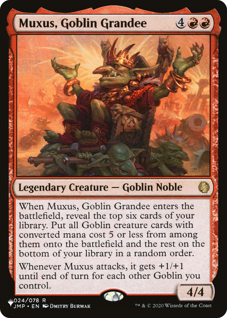 Muxus, Goblin Grandee [The List Reprints] | Card Citadel