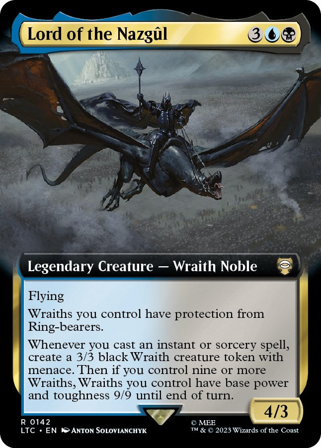 Lord of the Nazgul (Extended Art) [The Lord of the Rings: Tales of Middle-Earth Commander] | Card Citadel